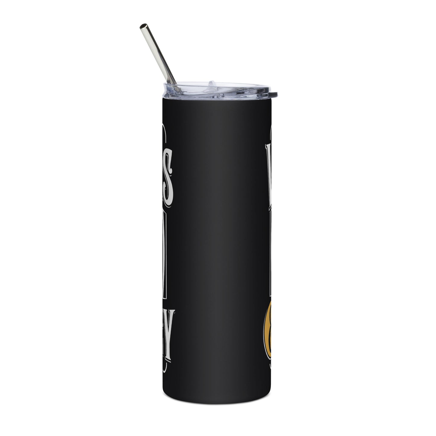 Warriors' Tumbler in Midnight Black