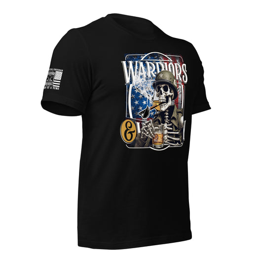 Black Gen Flint’s Last Toast T-shirt right-side mockup