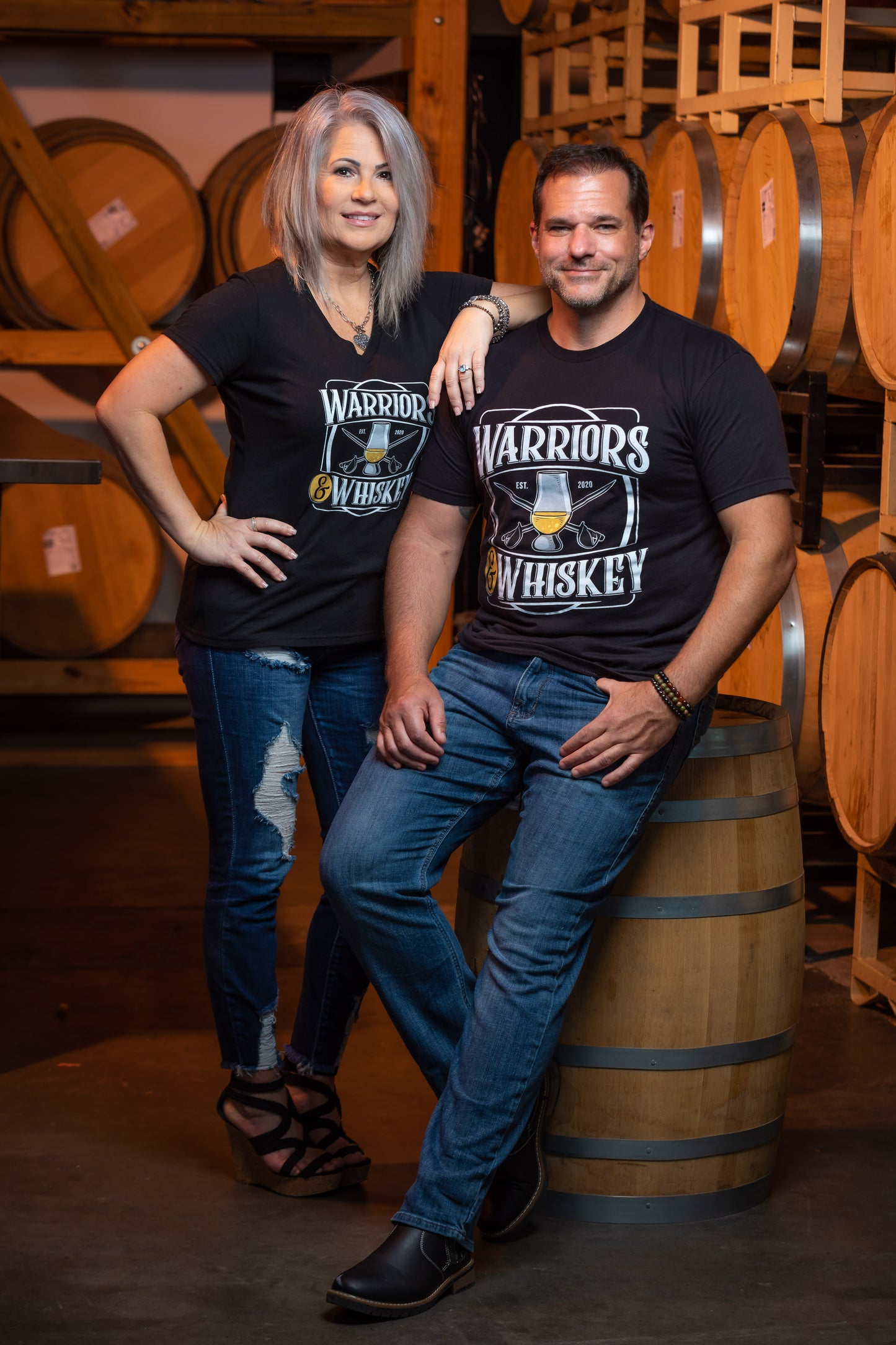 Warriors & Whiskey Classic T-shirt