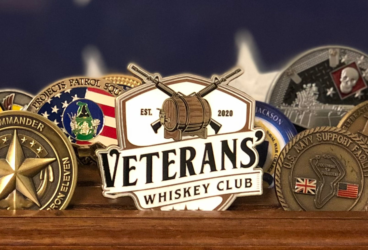 Warriors & Whiskey / Veterans' Whiskey Club Challenge Coin
