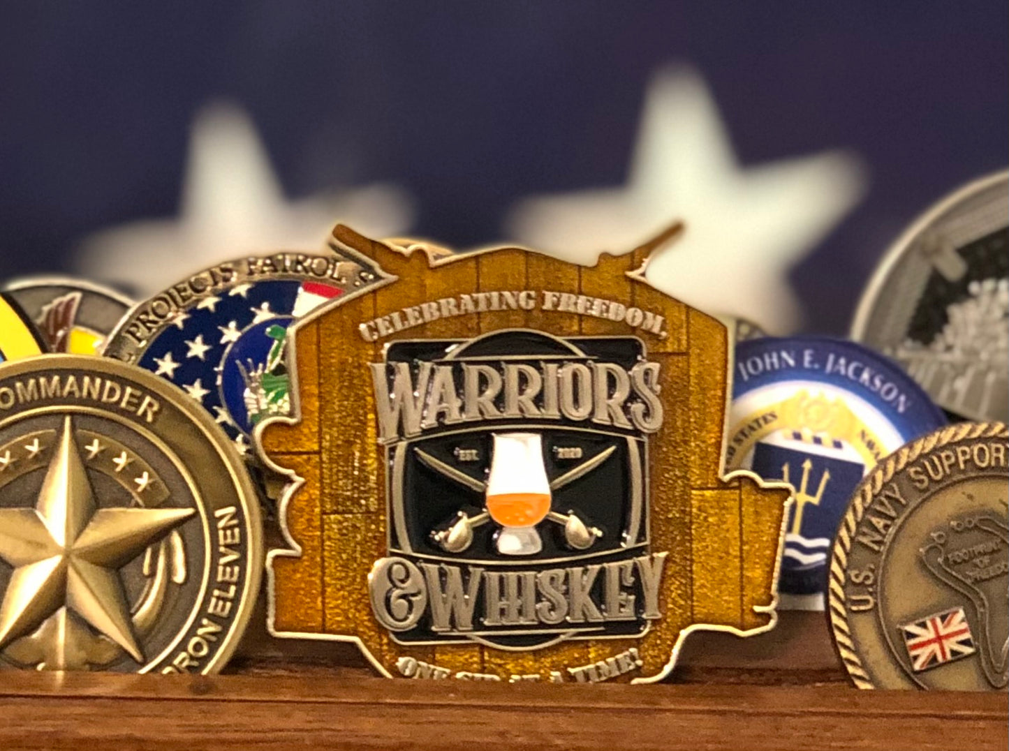 Warriors & Whiskey / Veterans' Whiskey Club Challenge Coin