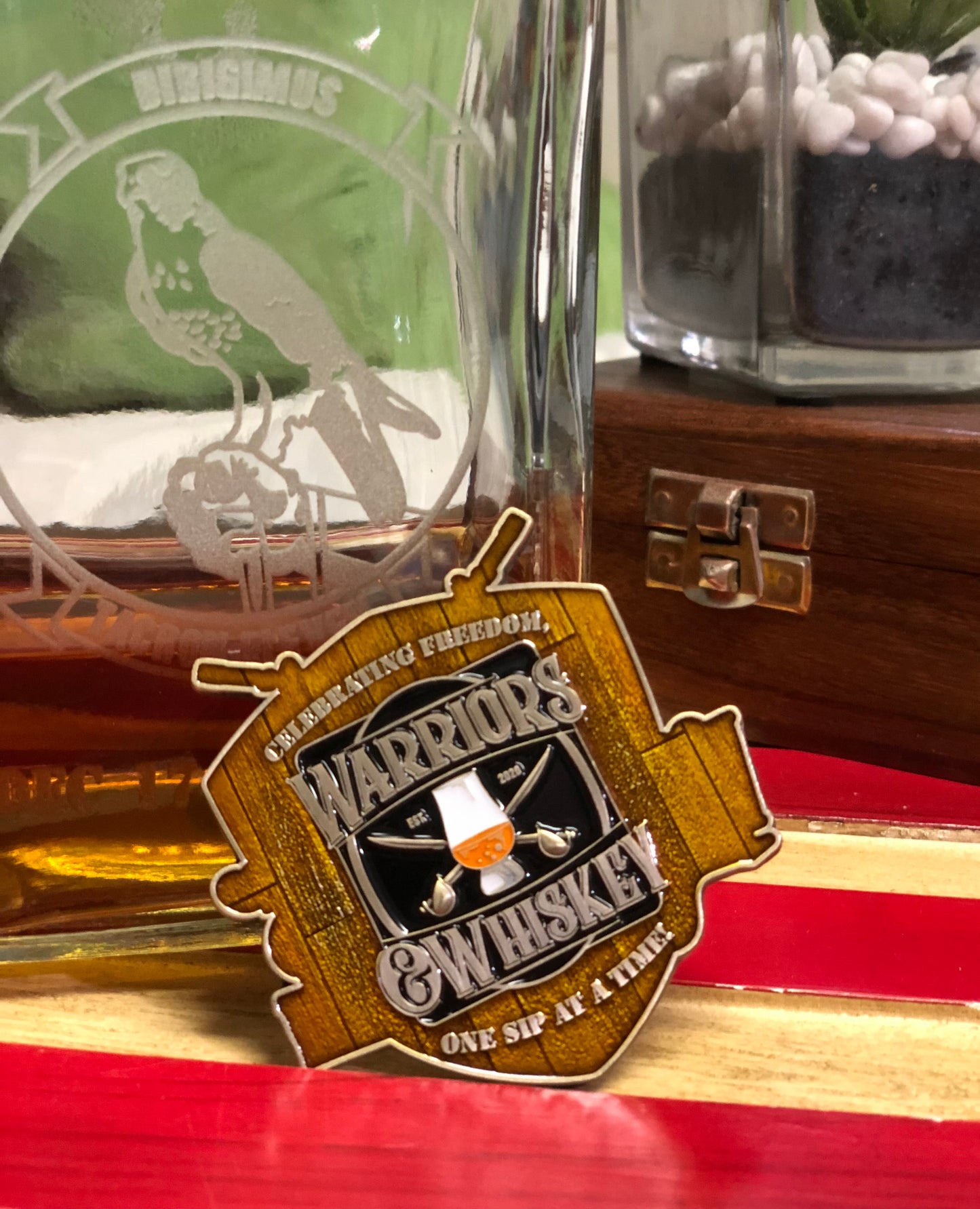 Warriors & Whiskey / Veterans' Whiskey Club Challenge Coin