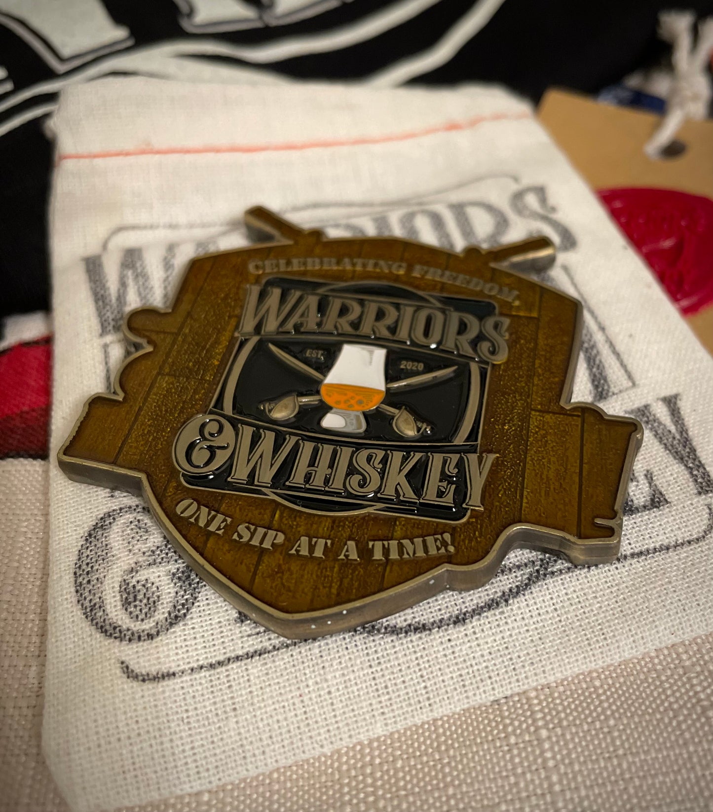 Warriors & Whiskey / Veterans' Whiskey Club Challenge Coin