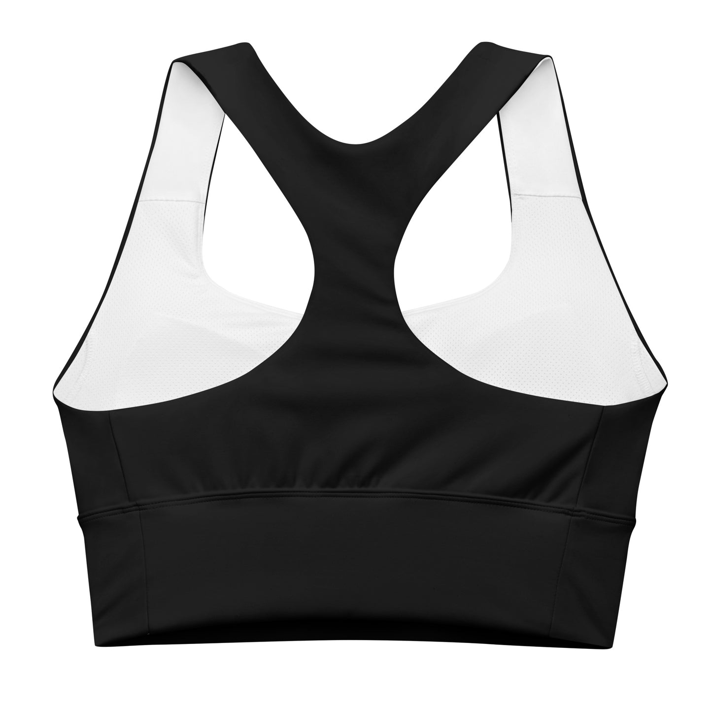 Veterans' Whiskey Club logo black sports bra