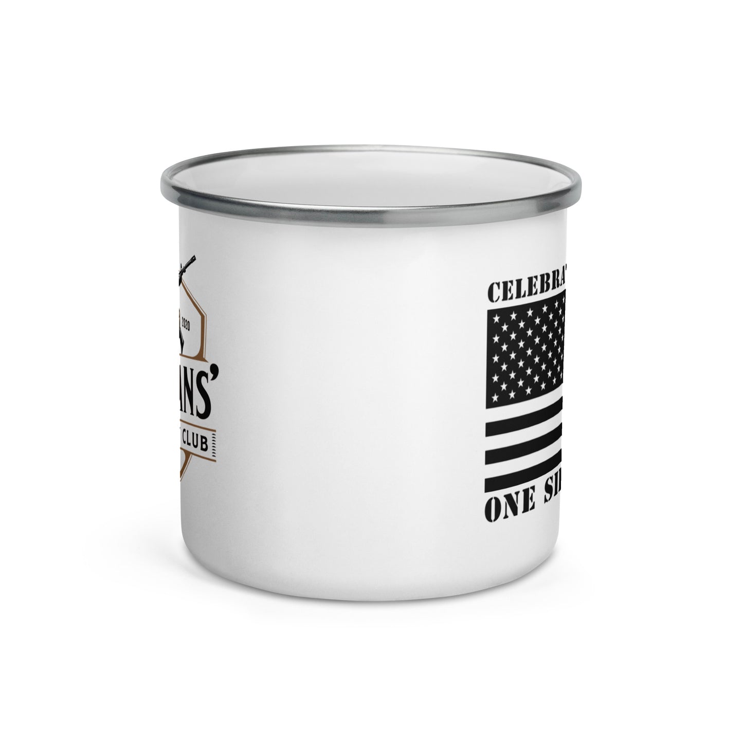 Veteran's Whiskey Club Enamel Mug