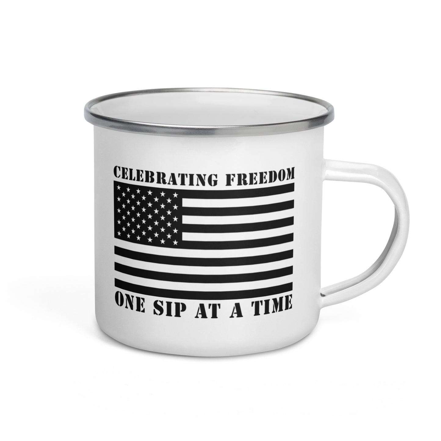 Veteran's Whiskey Club Enamel Mug