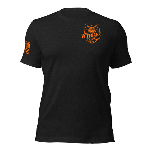 Don’t Wish It Was Easier T-Shirt in Black Heather, front view product mockup