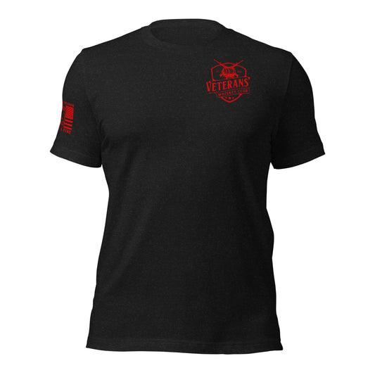 Refined Redneck T-Shirt in Black Heather, front product mockup