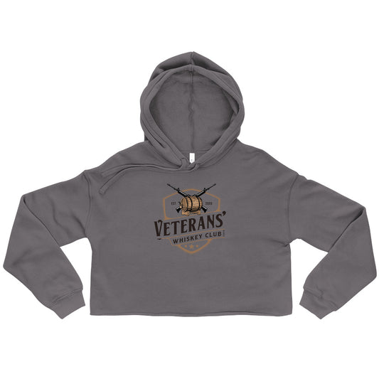 Veterans' Whiskey Club Women's Crop Hoodie