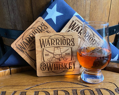 Warriors & Whiskey / Veterans' Whiskey Club Coasters