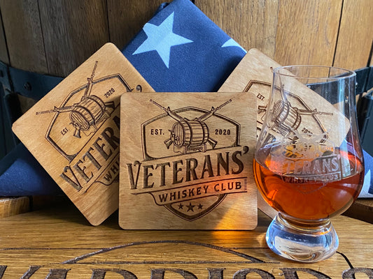 Warriors & Whiskey / Veterans' Whiskey Club Coasters