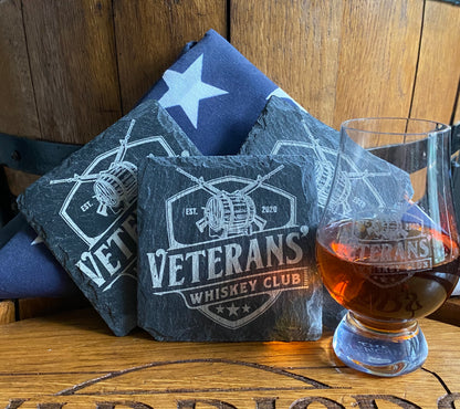 Warriors & Whiskey / Veterans' Whiskey Club Coasters