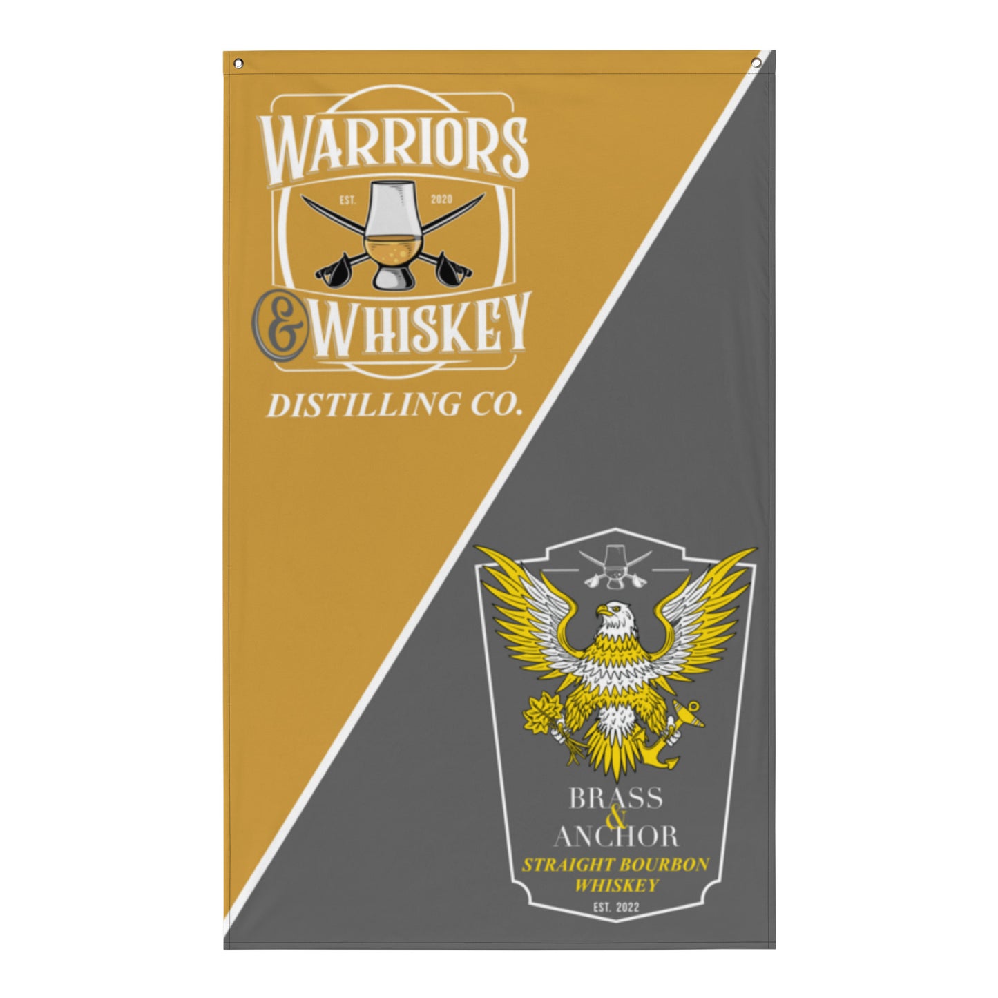 W&W Distilling Co + Brass & Anchor Flag