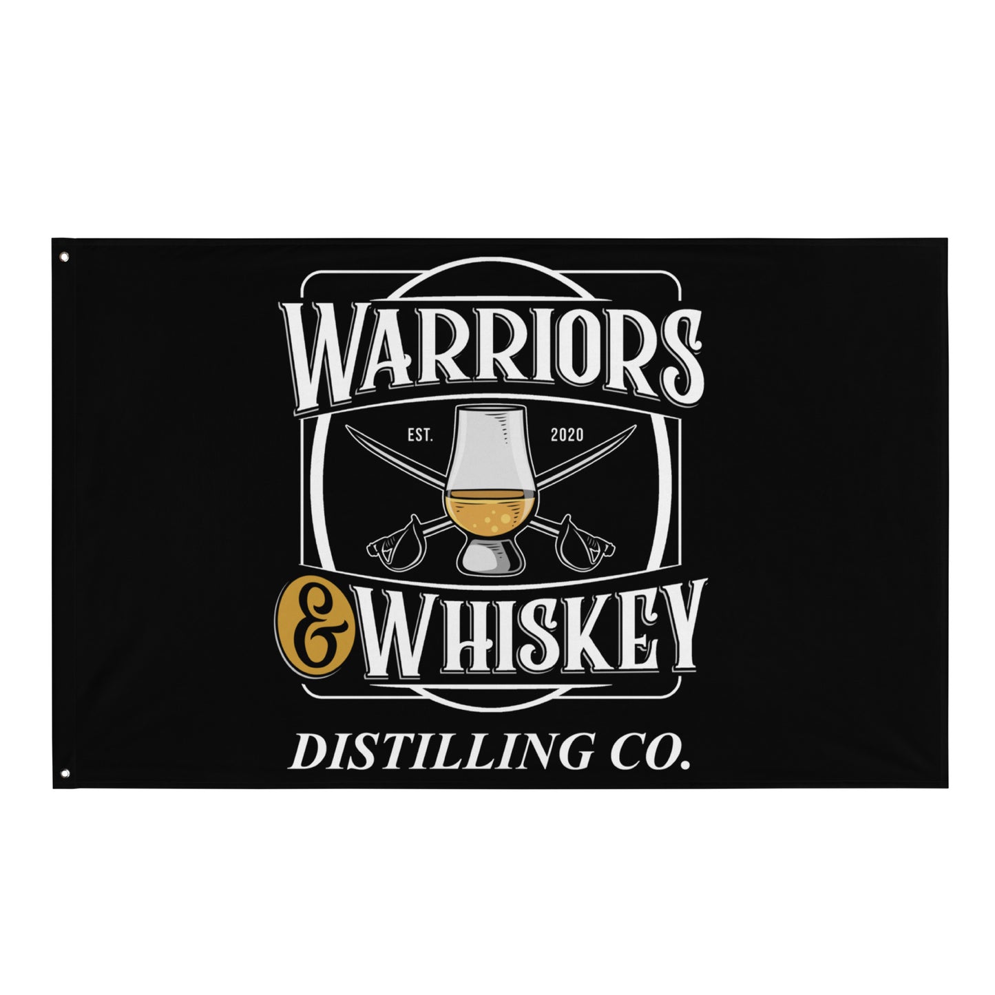 Warriors & Whiskey Distilling Co. Signature Black Flag