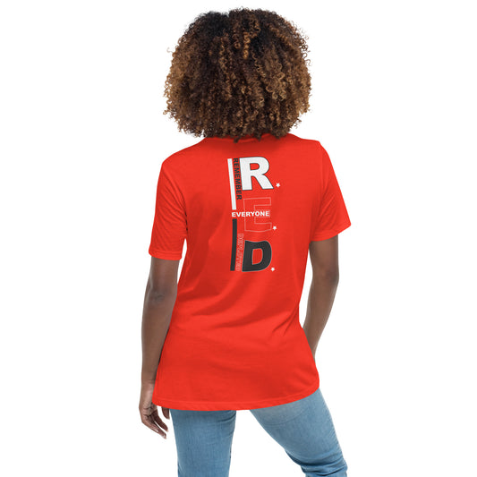 Women's R.E.D. Tee in Red