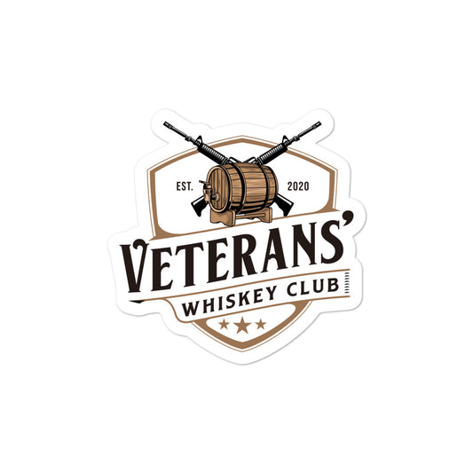 Veterans' Whiskey Club Bubble-free stickers