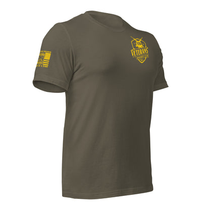 If You Don’t Like Whiskey T-Shirt in Army Right, front view product mockup