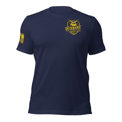 If You Don’t Like Whiskey T-Shirt in Navy, front view product mockup