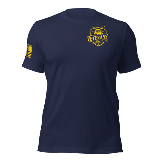 If You Don’t Like Whiskey T-Shirt in Navy, front view product mockup
