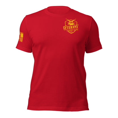 If You Don’t Like Whiskey T-Shirt in Red, front view product mockup