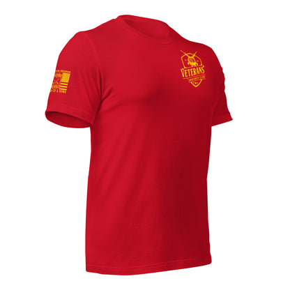 If You Don’t Like Whiskey T-Shirt in Red Right, front view product mockup