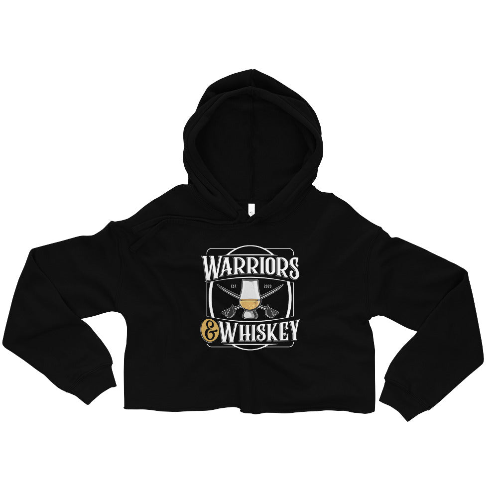 Warriors & Whiskey Women's Crop Hoodie